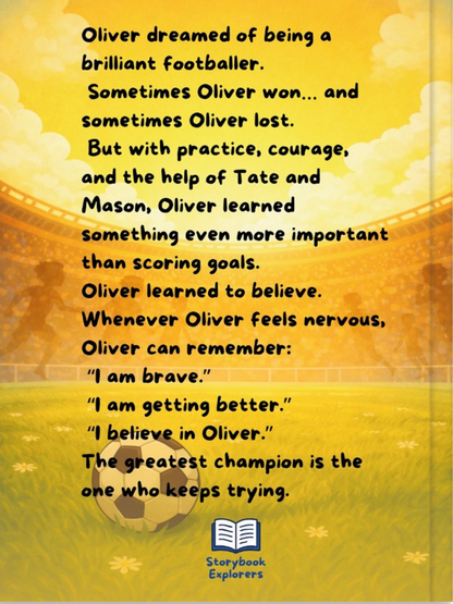 My Football Dream Personalised Storybook