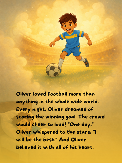 My Football Dream Personalised Storybook