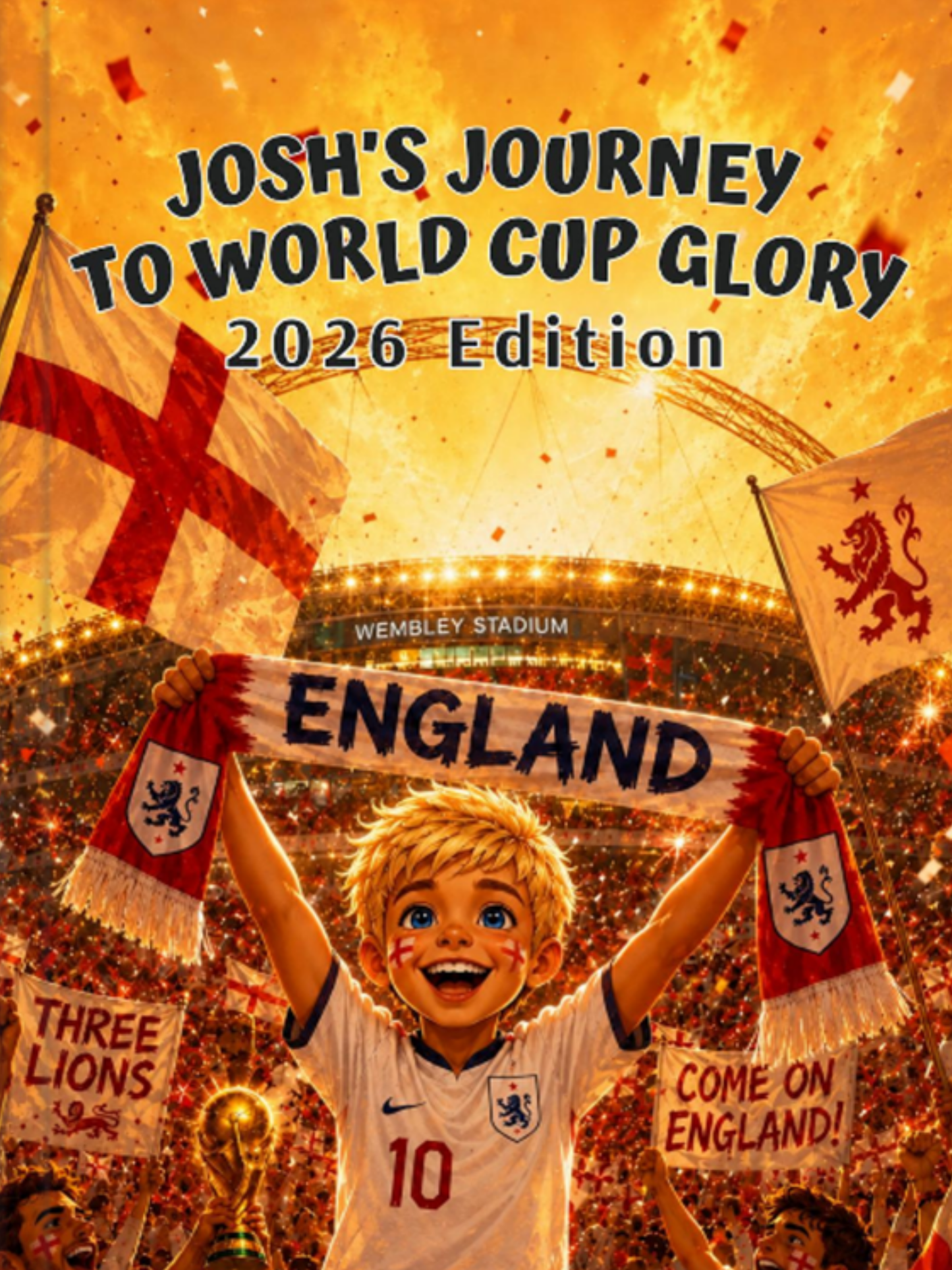 My Journey to World Cup Glory! Personalised England Storybook