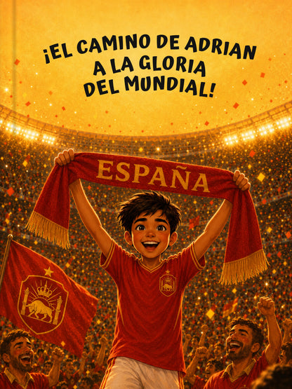 Portada del libro personalizado de España — Adrian