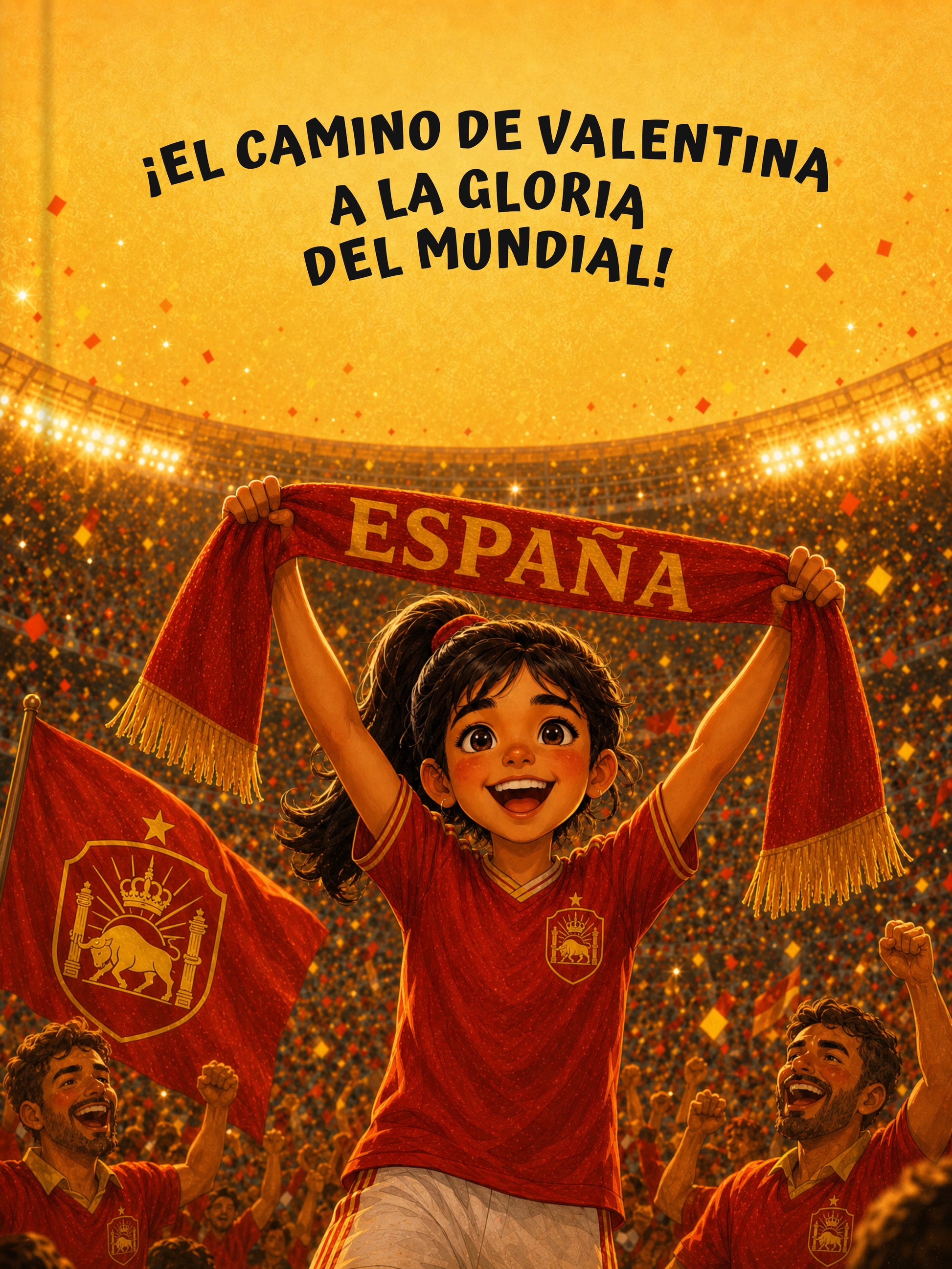 Portada del libro personalizado de España — Valentina